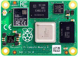SoM include processore, memoria, eMMC Flash e circuiti di alimentazione