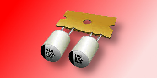 Condensatore elettrolitico ibrido in alluminio per una lunga durata