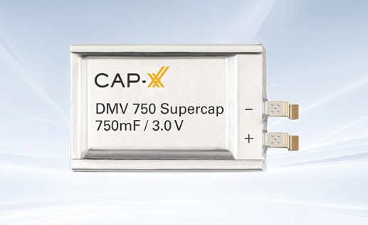 CAP-XX lancia un nuovo supercondensatore prismatico ultrasottile da 3V e 750mF