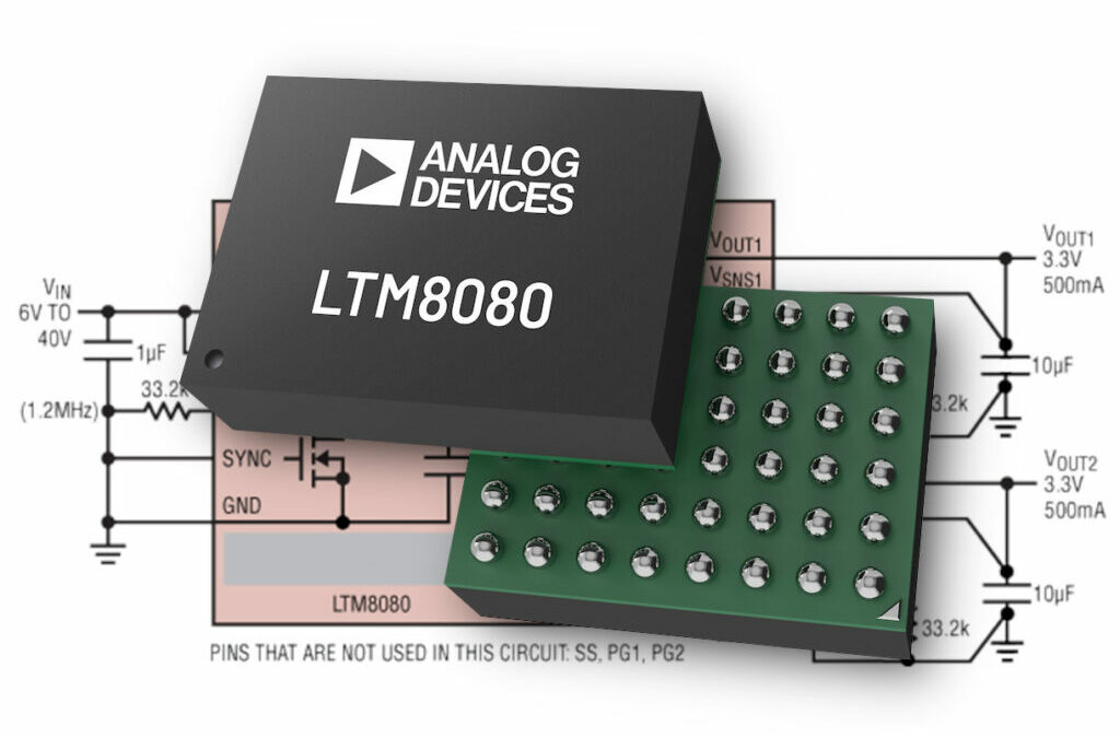 Analog Devices annuncia un regolatore µModule a bassissimo rumore e altissimo PSRR